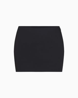 Poplin Micro Mini Skirt | Black