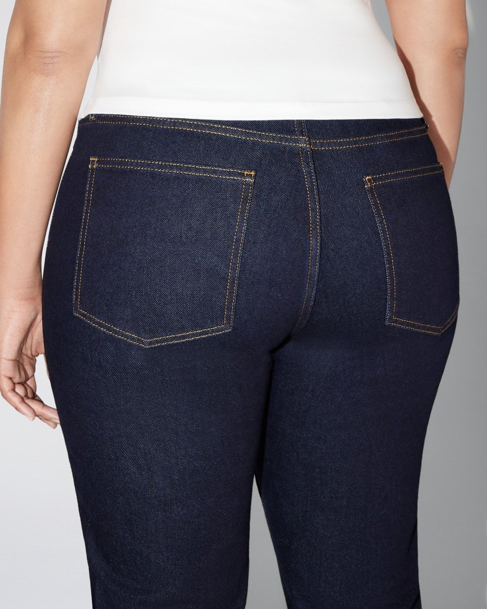 Classic Straight Leg Denim | Dark Wash