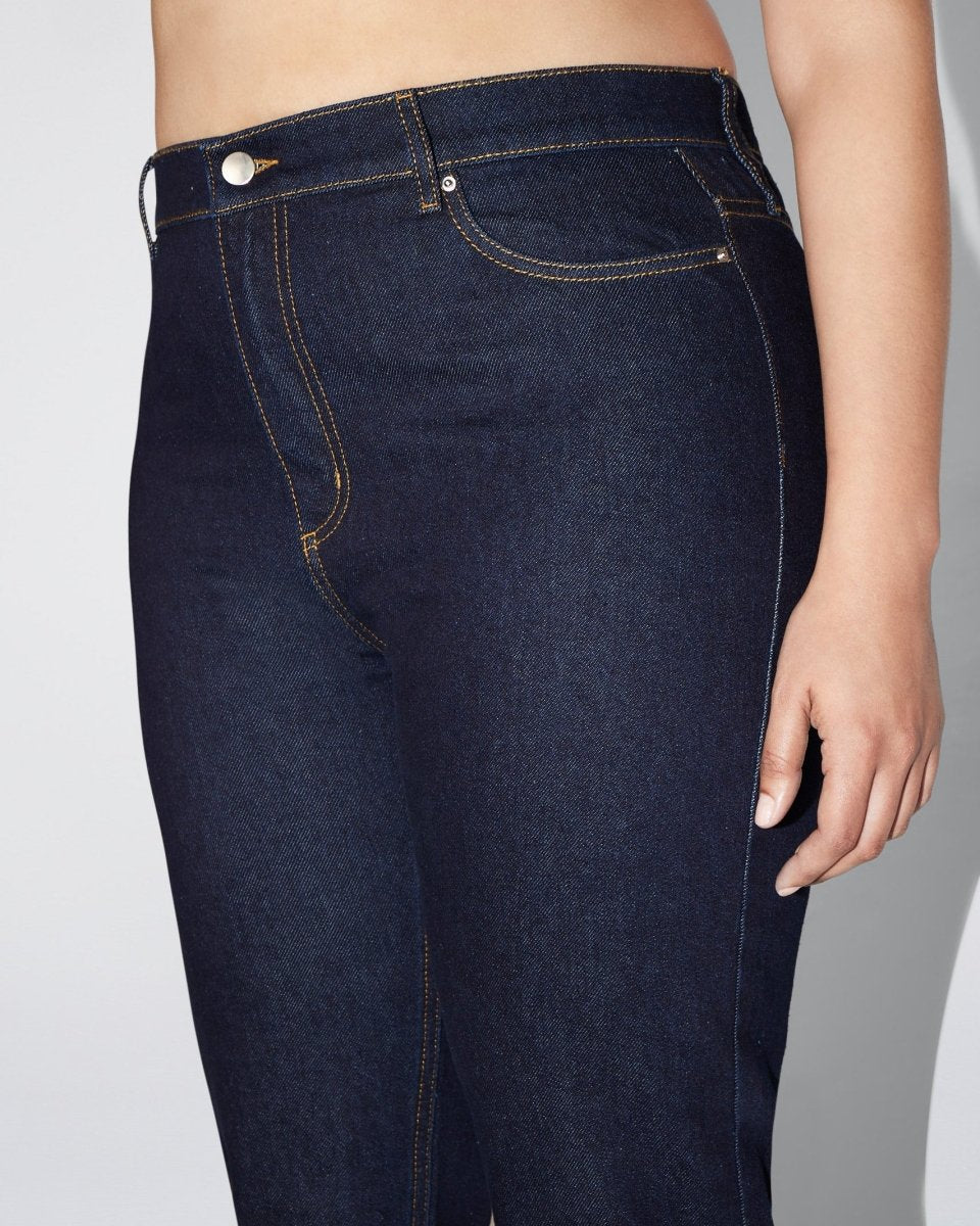 Classic Straight Leg Denim | Dark Wash