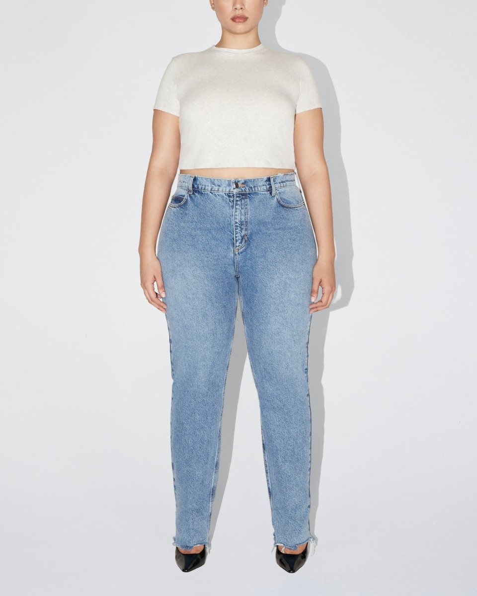 Classic Straight Leg Denim | Light Wash