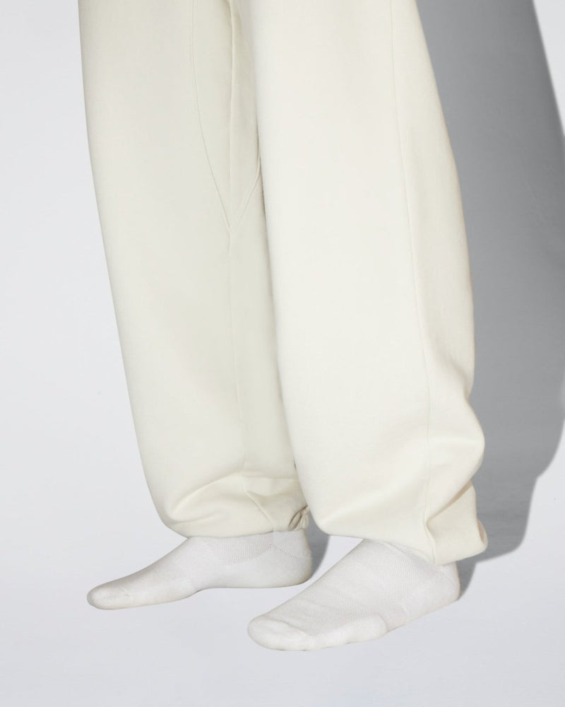 ECRU MELANGE FLEECE WARM BOYS JOGGER - ECRU