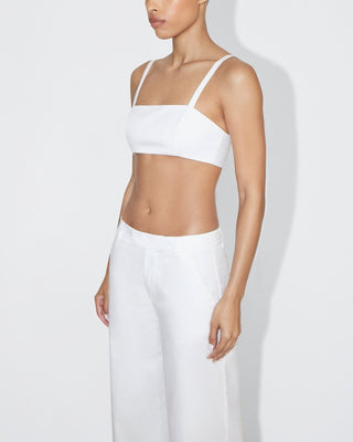 Poplin Bralette | White