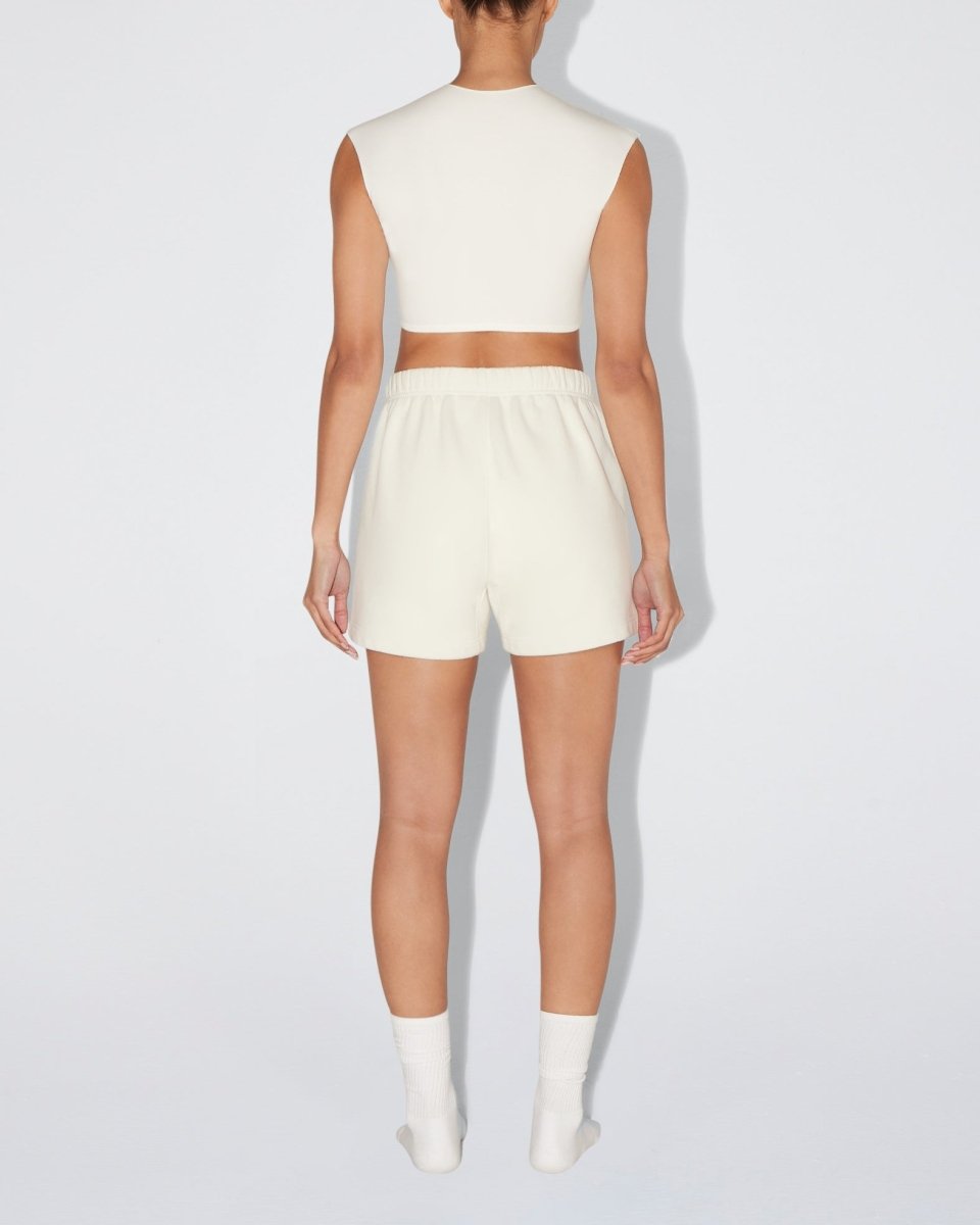 Fleece Short | Ecru