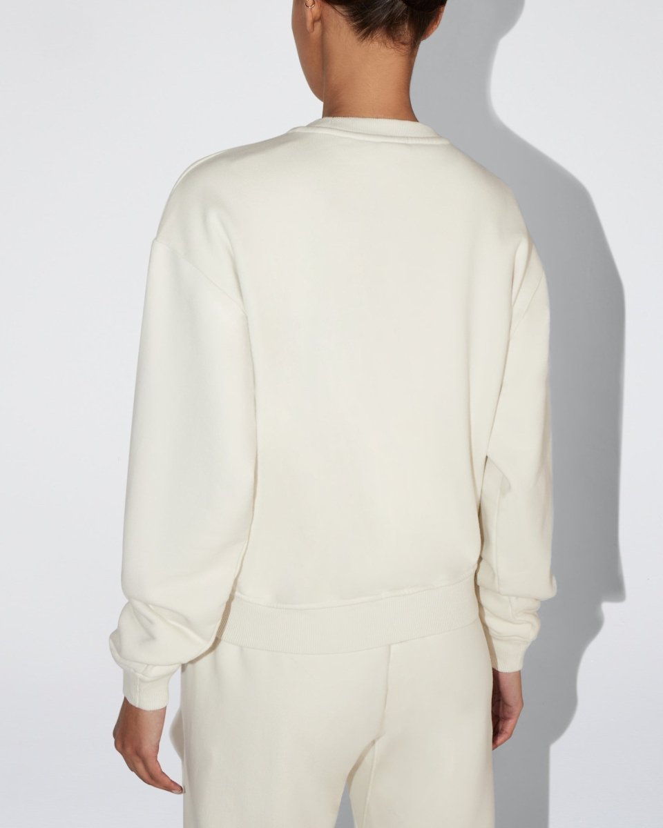Fleece Crewneck | Ecru