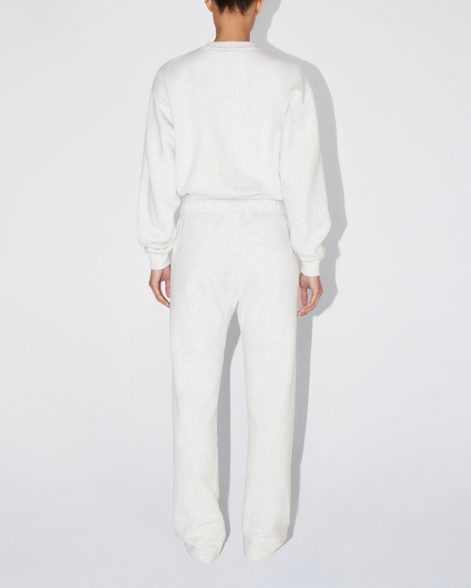 Fleece Crewneck | Light Heather Grey