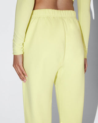 Fleece Straight Leg Pant | Limoncello