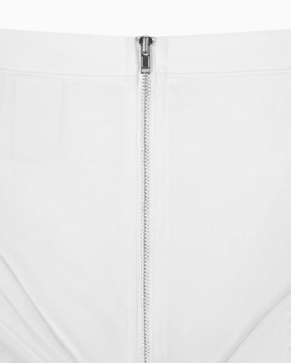 Off the Shoulder Cinching Tee | White