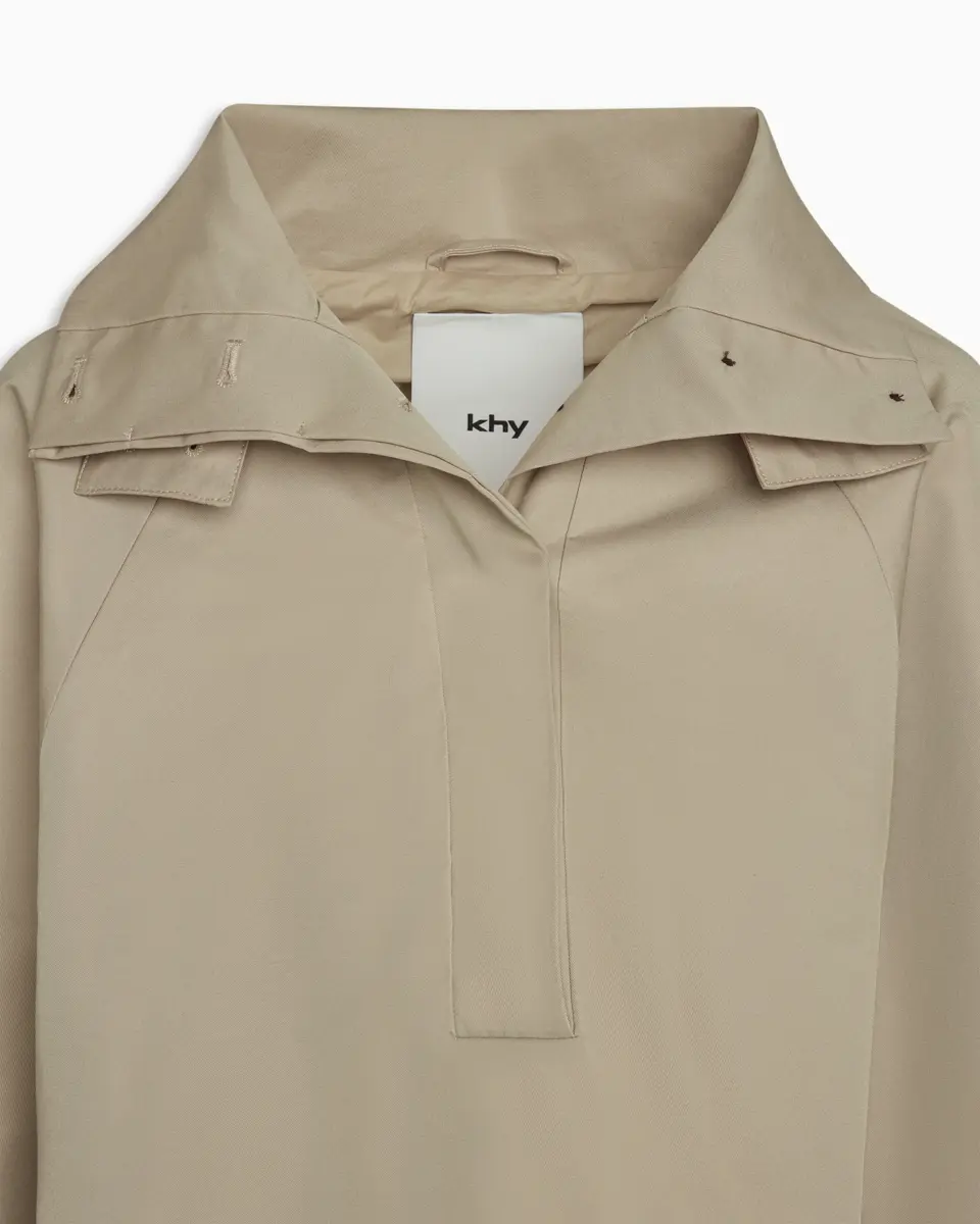 Cropped Parka | Taupe