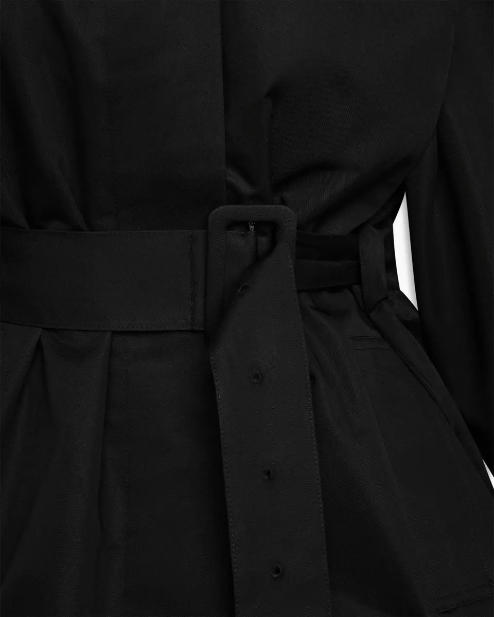 Short Trench Coat | Black