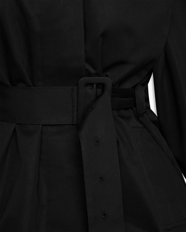 Short Trench Coat | Black