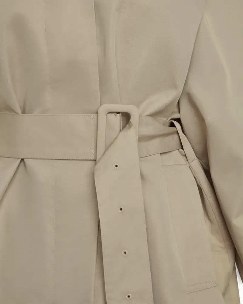 Short Trench Coat | Taupe