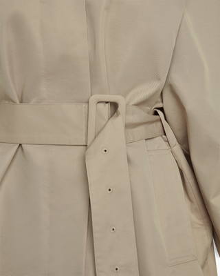 Short Trench Coat | Taupe