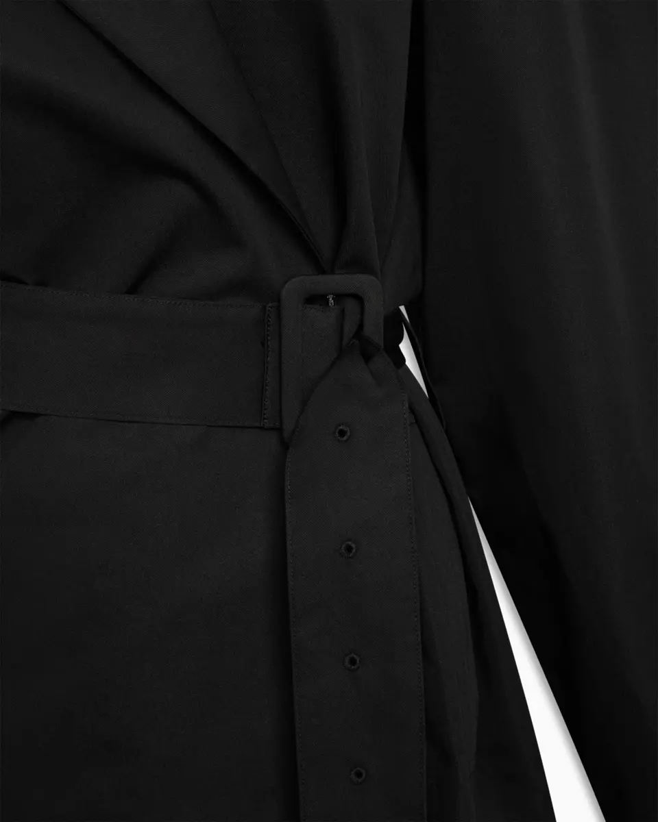 Relaxed Trench Coat | Black