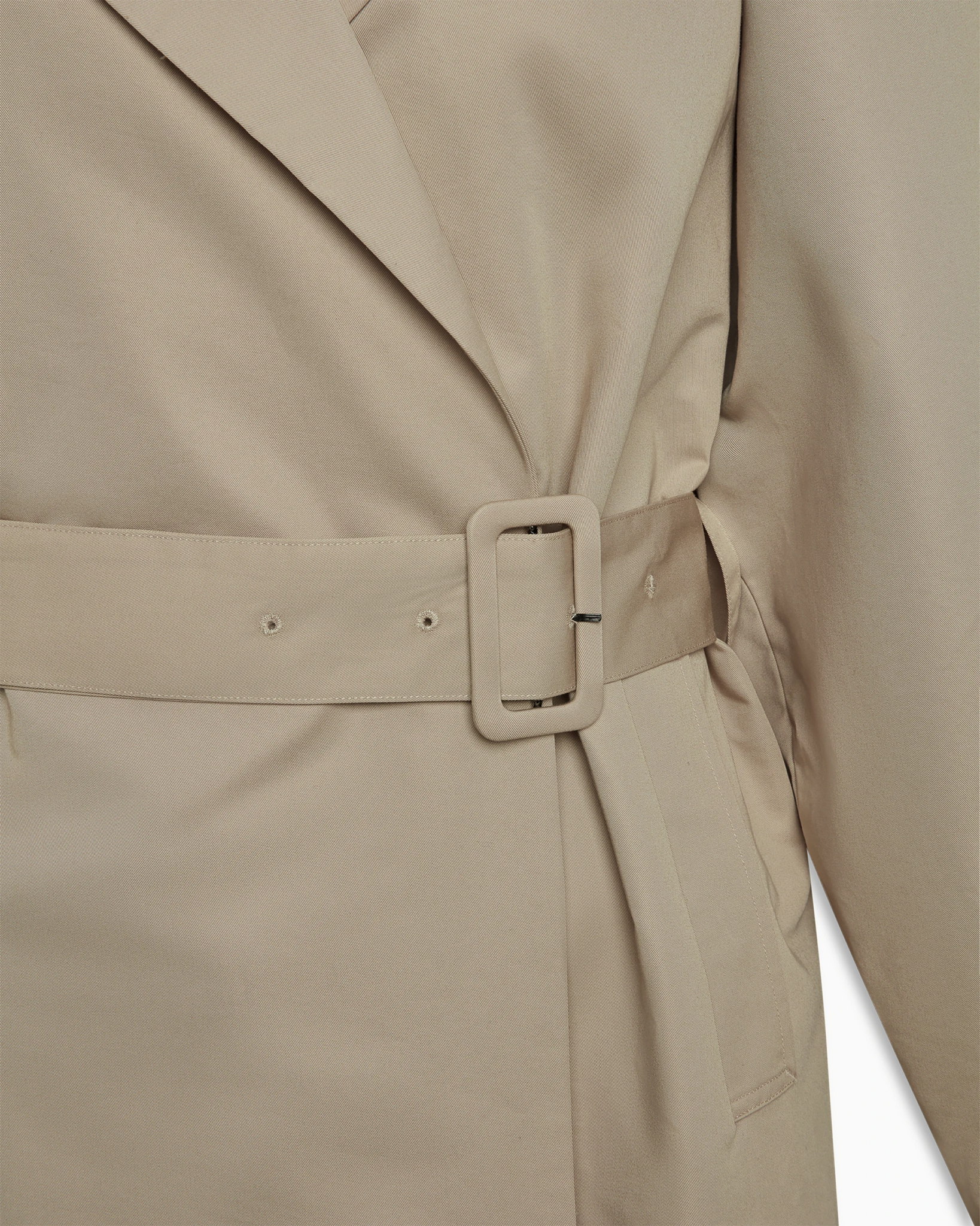 HYKE CONTOUR LINE TRENCH COAT Coat