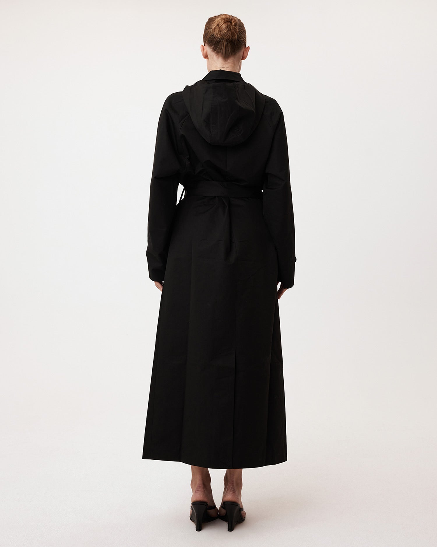 Black Relaxed Trench Coat Outerwear | Khy