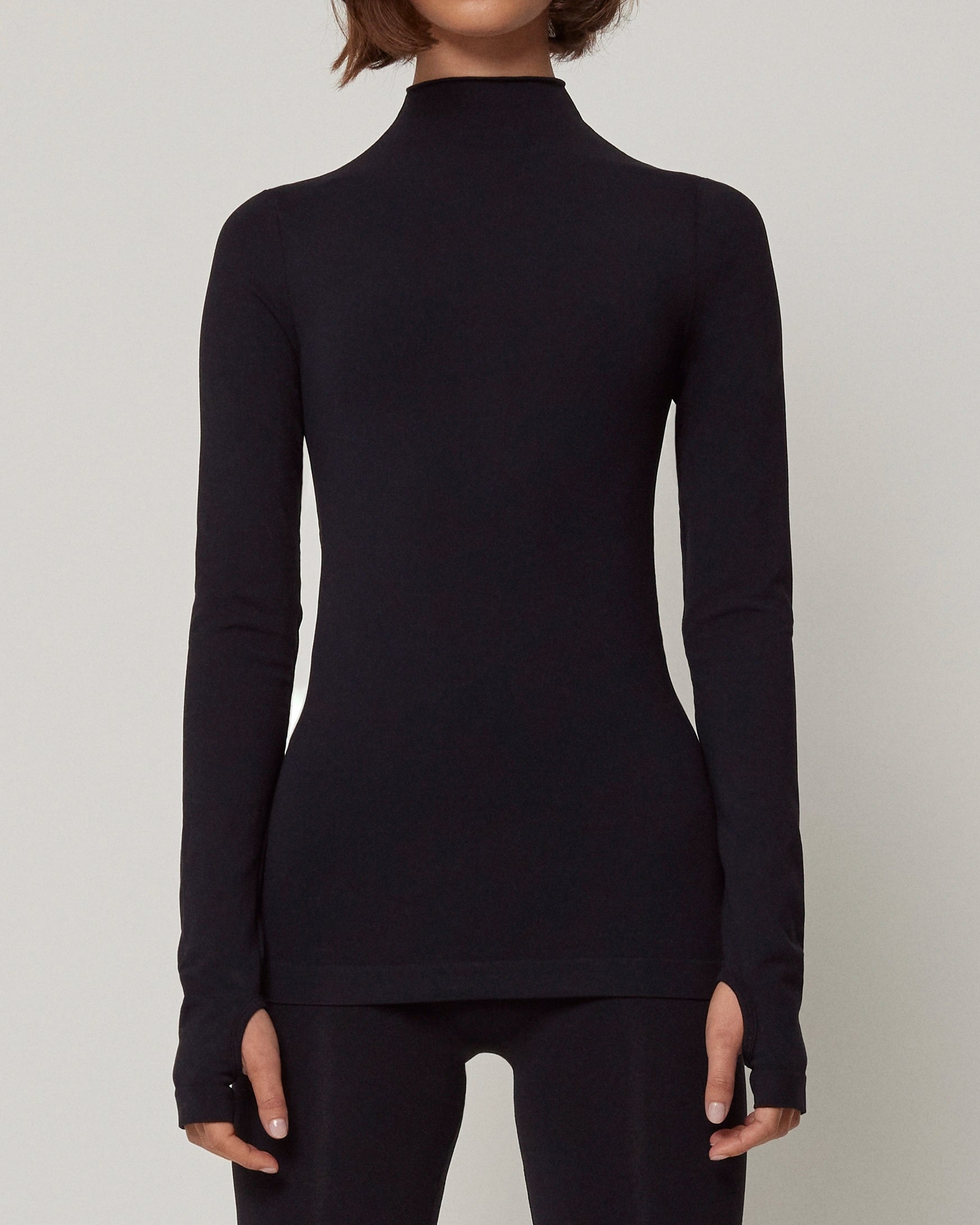 Long sleeve mock turtleneck 2025