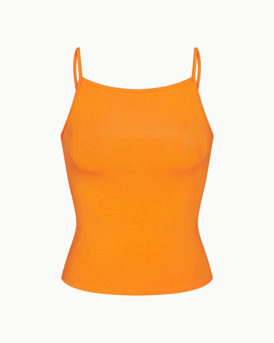 Soft Stretch High Neck Tank | Sunset