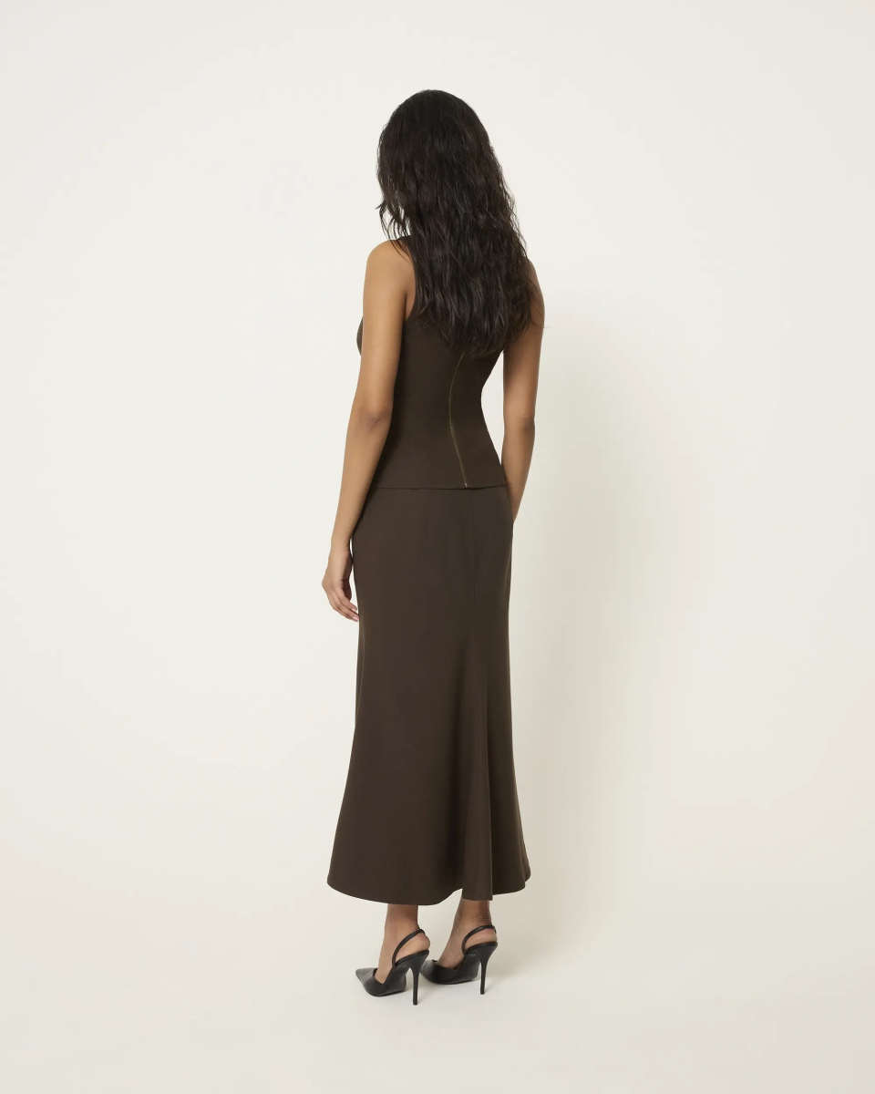Long Tailored Skirt | Cinder