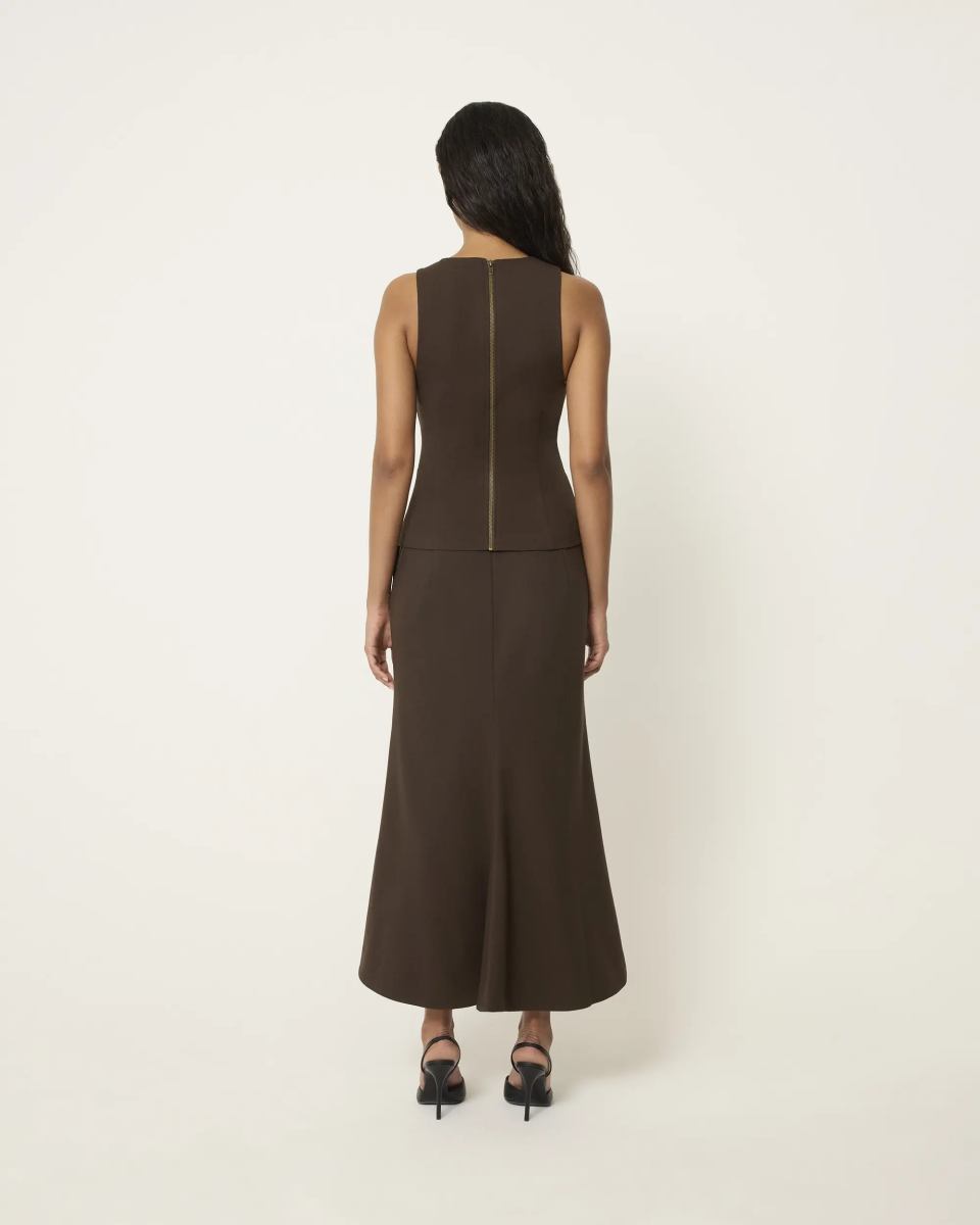 Long Tailored Skirt | Cinder