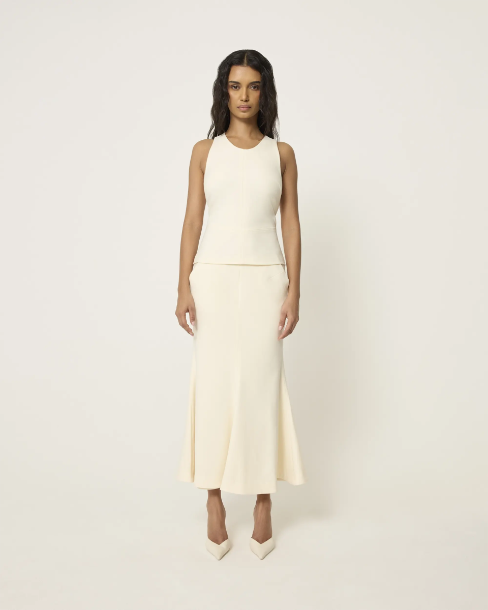 Tailored Tank Top | Warm White