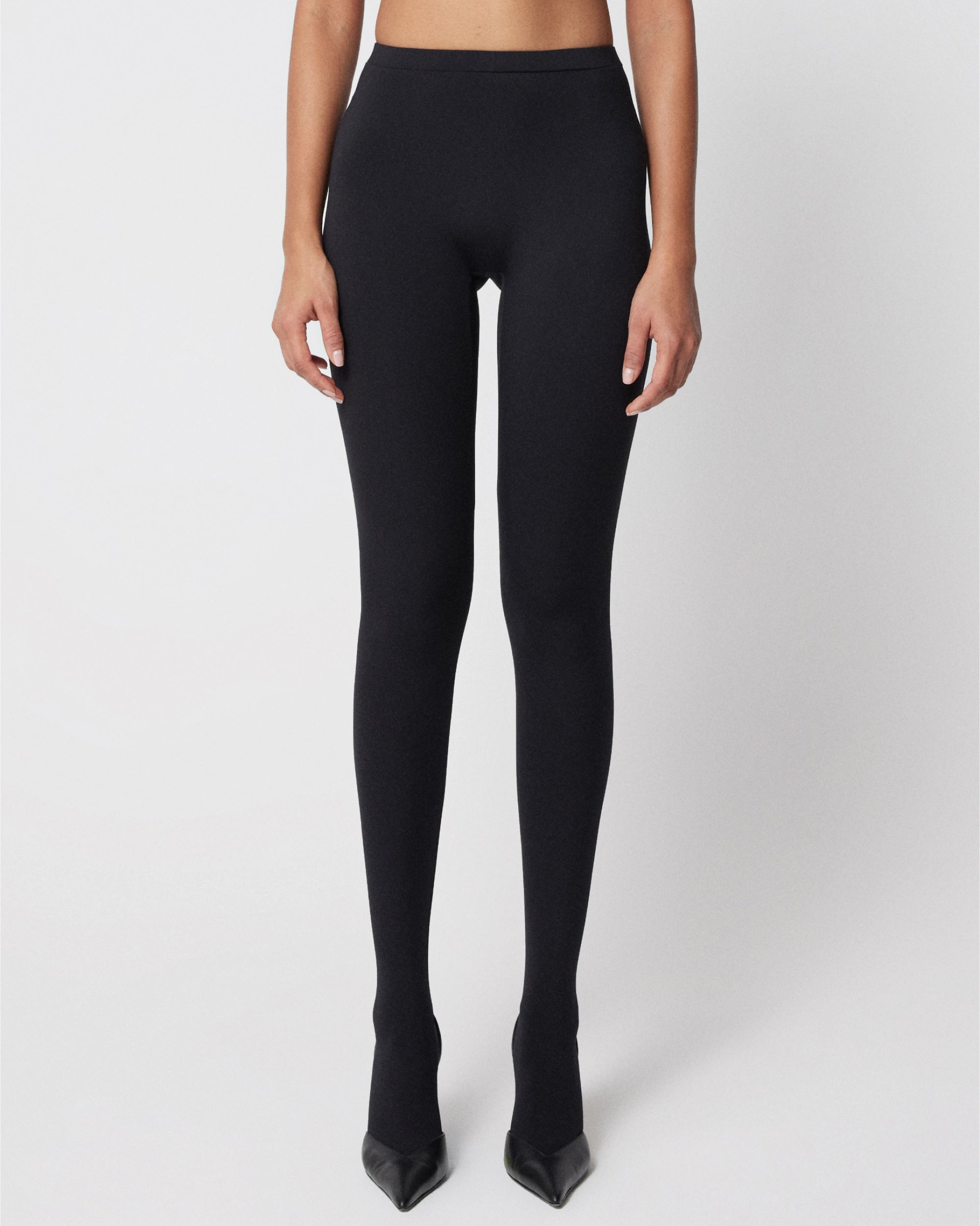 Wear Leggings Leggings That Go Over The Heel Footed Legging Black