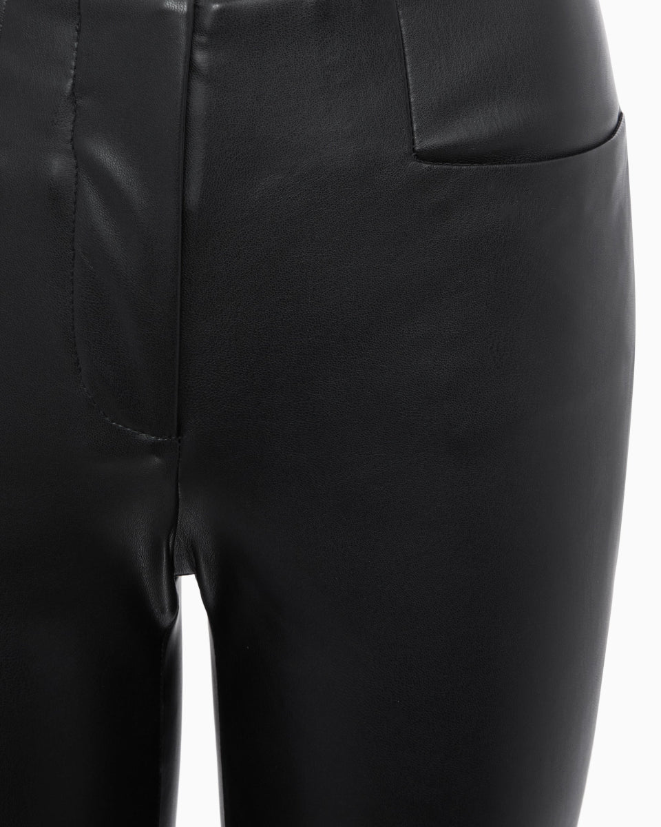 Faux Leather Trouser | Black – Khy Faux Leather Trouser | Black – Khy