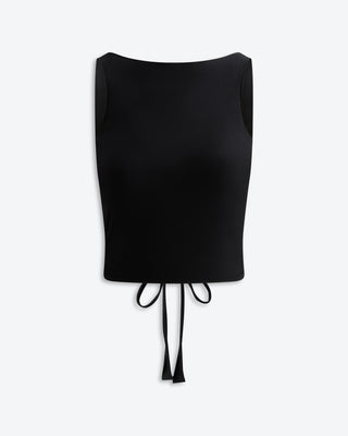 Open Back Tank | Black