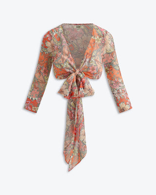June Silk Tie Top | Terrace