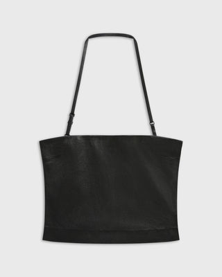 She's It Tube Top | Black Leather