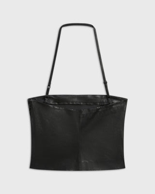 She's It Tube Top | Black Leather