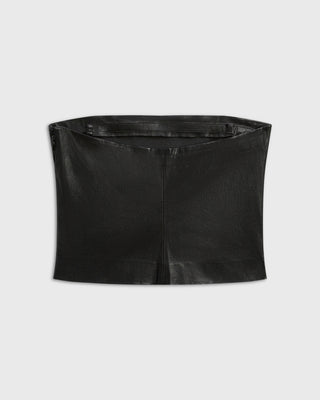 She's It Tube Top | Black Leather