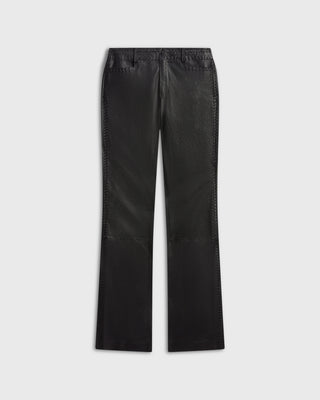 The Perfect Low-Rise Pant | Black Leather