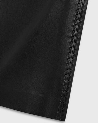 The Perfect Low-Rise Pant | Black Leather
