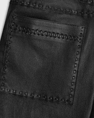 The Perfect Low-Rise Pant | Black Leather