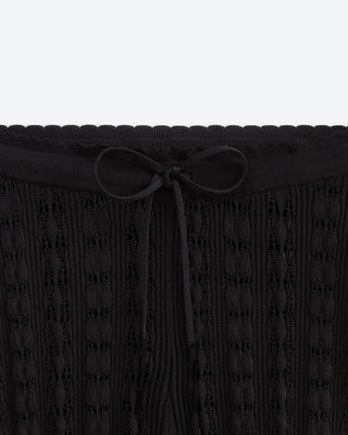 Late Summer Crochet Pant | Eclipse Black