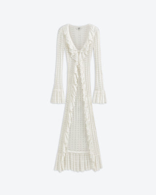 Late Summer Crochet Duster | Tidal White
