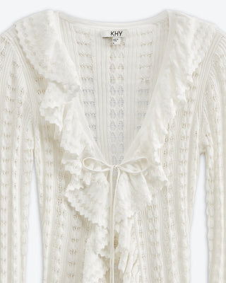 Late Summer Crochet Duster | Tidal White