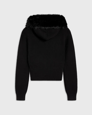 Downtown Zip Up Sweater | Black