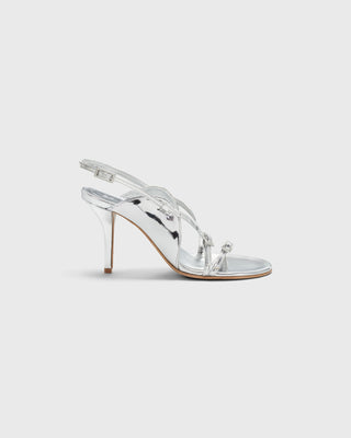 Icon Sandal | Metallic Chrome