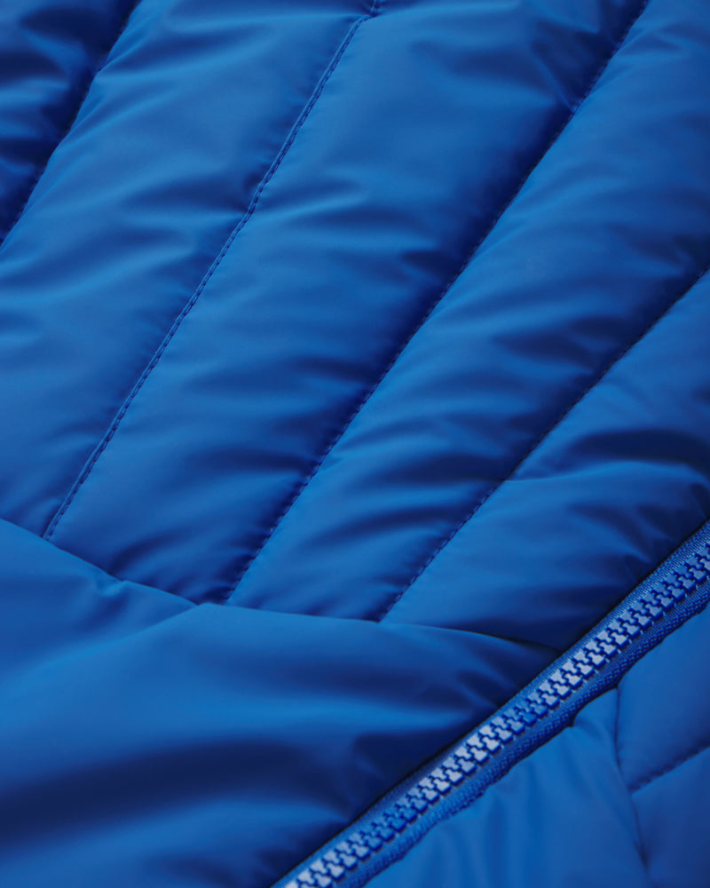 Sculpted Puffer Jacket | Cobalt Blue