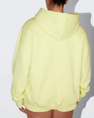 Fleece Oversized Hoodie | Limoncello