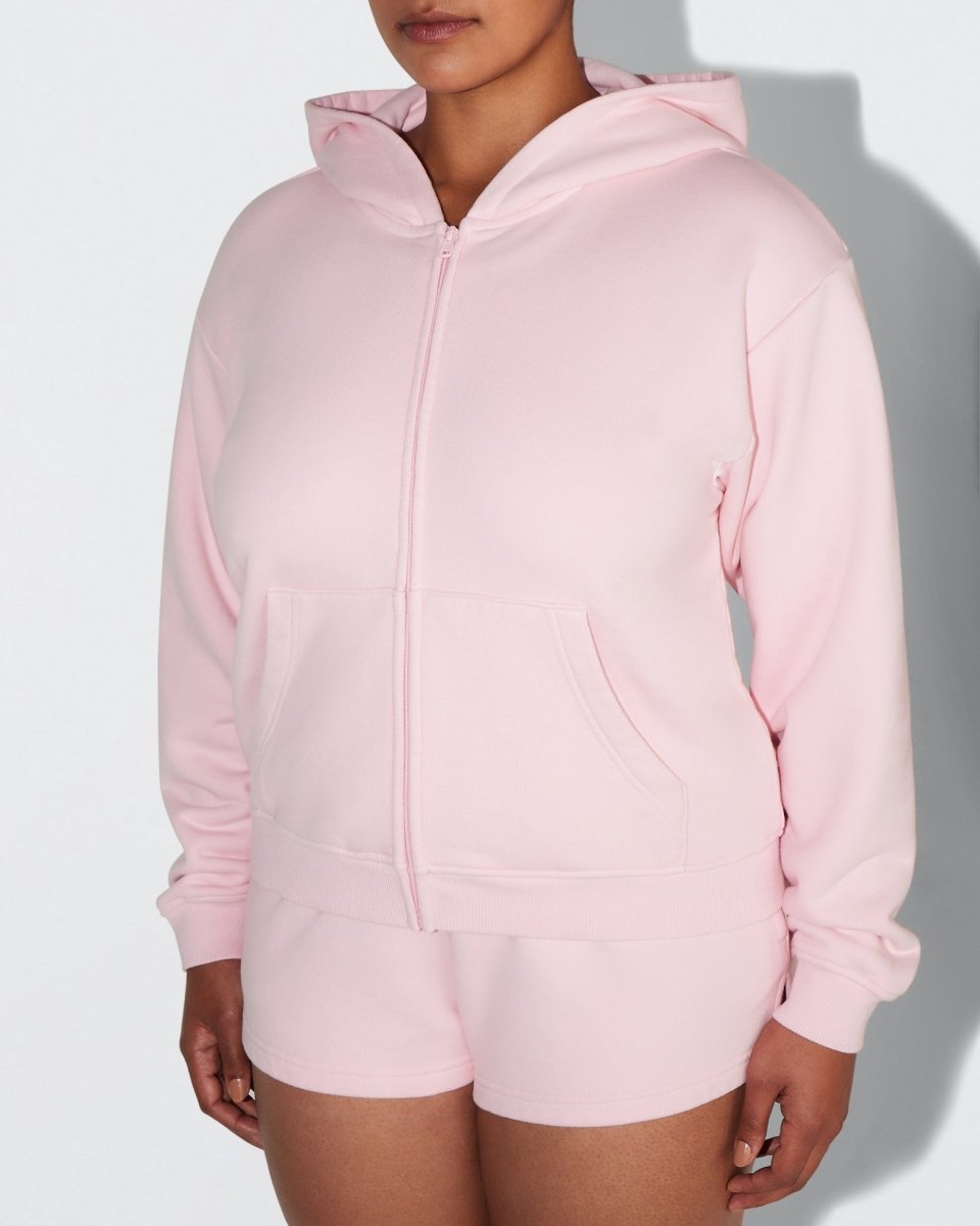 Blossom Pink Quarter Zip Hoodie