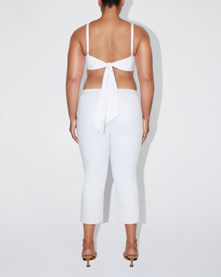 Poplin Bralette | White