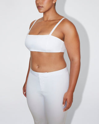 Poplin Bralette | White