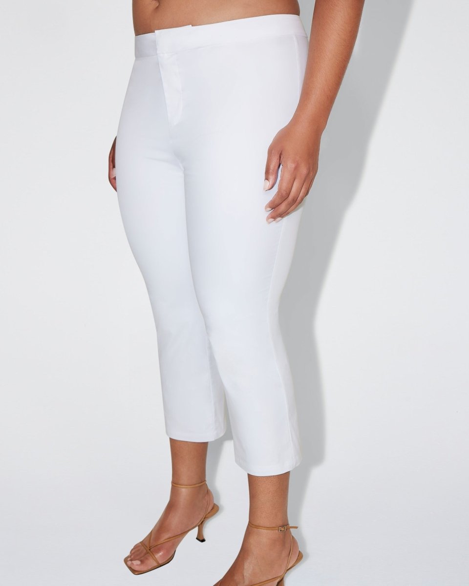 Poplin Low Rise Capri White – Khy