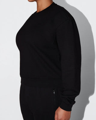 Fleece Crewneck | Black