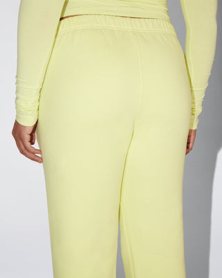 Fleece Straight Leg Pant | Limoncello