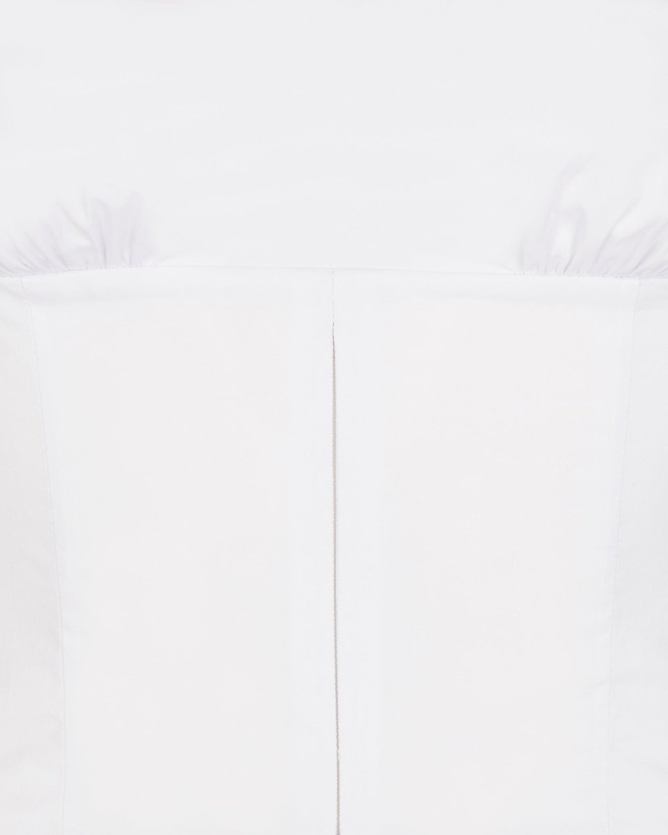 Poplin Tube Top | White