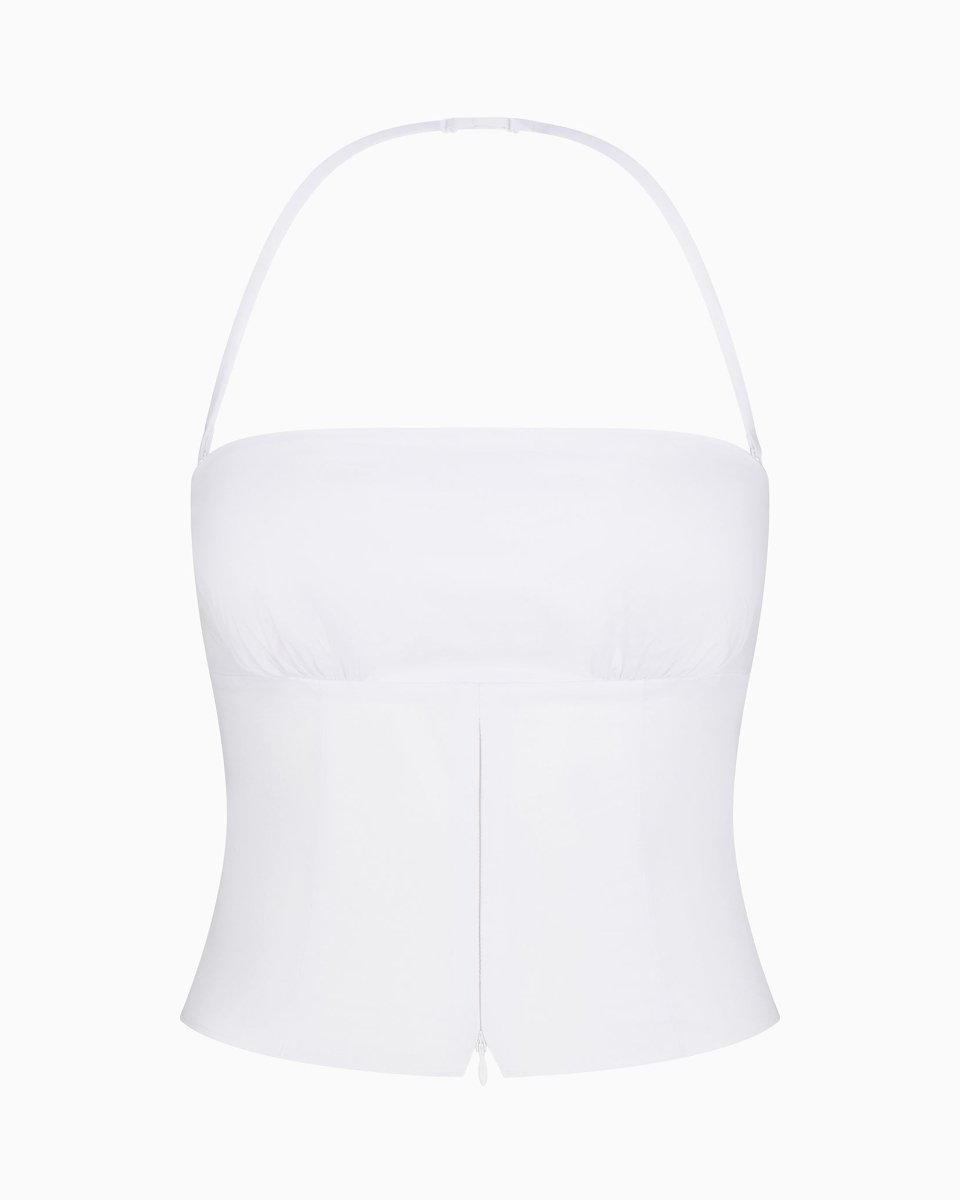 Poplin Tube Top | White – Khy