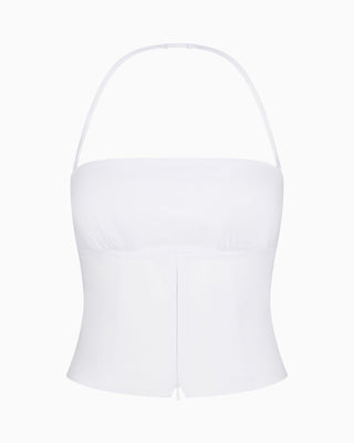 Poplin Tube Top | White